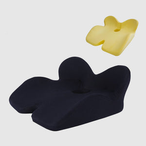 Non-Slip Memory Foam Seat Cushion Posture Correction Slow Rebound Hollow Out Design Prevent Hemorrhoids Give Birth Pain Relieve