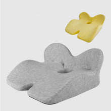 Load image into Gallery viewer, Non-Slip Memory Foam Seat Cushion Posture Correction Slow Rebound Hollow Out Design Prevent Hemorrhoids Give Birth Pain Relieve