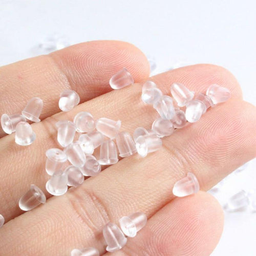 1 Pair Rubber Particles Charm Hoop Earrings Women Jewelry Gift Wholesale - Bán Cà Chua