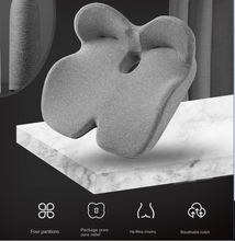 Load image into Gallery viewer, Non-Slip Memory Foam Seat Cushion Posture Correction Slow Rebound Hollow Out Design Prevent Hemorrhoids Give Birth Pain Relieve