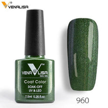 Load image into Gallery viewer, 2018 New Free Shipping Nail Art Design Manicure Venalisa 60Color 7.5Ml Soak Off Enamel Gel Polish LED UV Gel Nail Polish Lacquer - Bán Cà Chua