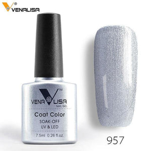 2018 New Free Shipping Nail Art Design Manicure Venalisa 60Color 7.5Ml Soak Off Enamel Gel Polish LED UV Gel Nail Polish Lacquer - Bán Cà Chua