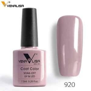 2018 New Free Shipping Nail Art Design Manicure Venalisa 60Color 7.5Ml Soak Off Enamel Gel Polish LED UV Gel Nail Polish Lacquer - Bán Cà Chua