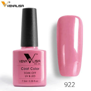 2018 New Free Shipping Nail Art Design Manicure Venalisa 60Color 7.5Ml Soak Off Enamel Gel Polish LED UV Gel Nail Polish Lacquer - Bán Cà Chua
