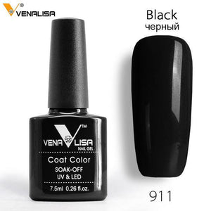 2018 New Free Shipping Nail Art Design Manicure Venalisa 60Color 7.5Ml Soak Off Enamel Gel Polish LED UV Gel Nail Polish Lacquer - Bán Cà Chua