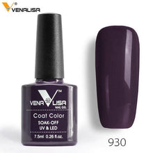 Load image into Gallery viewer, 2018 New Free Shipping Nail Art Design Manicure Venalisa 60Color 7.5Ml Soak Off Enamel Gel Polish LED UV Gel Nail Polish Lacquer - Bán Cà Chua