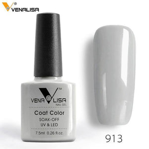 2018 New Free Shipping Nail Art Design Manicure Venalisa 60Color 7.5Ml Soak Off Enamel Gel Polish LED UV Gel Nail Polish Lacquer - Bán Cà Chua