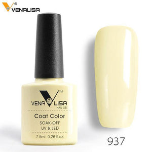 2018 New Free Shipping Nail Art Design Manicure Venalisa 60Color 7.5Ml Soak Off Enamel Gel Polish LED UV Gel Nail Polish Lacquer - Bán Cà Chua
