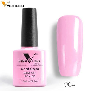 2018 New Free Shipping Nail Art Design Manicure Venalisa 60Color 7.5Ml Soak Off Enamel Gel Polish LED UV Gel Nail Polish Lacquer - Bán Cà Chua