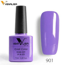 Load image into Gallery viewer, 2018 New Free Shipping Nail Art Design Manicure Venalisa 60Color 7.5Ml Soak Off Enamel Gel Polish LED UV Gel Nail Polish Lacquer - Bán Cà Chua