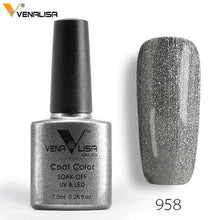 Load image into Gallery viewer, 2018 New Free Shipping Nail Art Design Manicure Venalisa 60Color 7.5Ml Soak Off Enamel Gel Polish LED UV Gel Nail Polish Lacquer - Bán Cà Chua