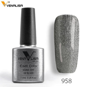 2018 New Free Shipping Nail Art Design Manicure Venalisa 60Color 7.5Ml Soak Off Enamel Gel Polish LED UV Gel Nail Polish Lacquer - Bán Cà Chua