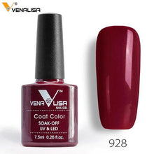 Load image into Gallery viewer, 2018 New Free Shipping Nail Art Design Manicure Venalisa 60Color 7.5Ml Soak Off Enamel Gel Polish LED UV Gel Nail Polish Lacquer - Bán Cà Chua