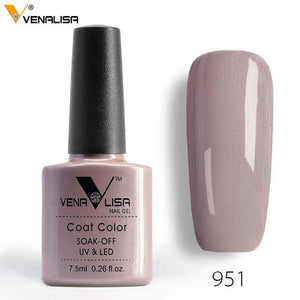 2018 New Free Shipping Nail Art Design Manicure Venalisa 60Color 7.5Ml Soak Off Enamel Gel Polish LED UV Gel Nail Polish Lacquer - Bán Cà Chua