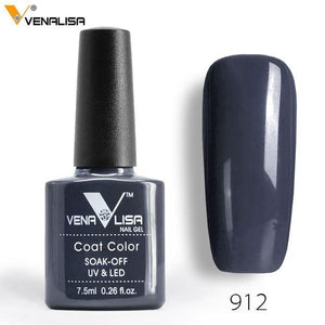 2018 New Free Shipping Nail Art Design Manicure Venalisa 60Color 7.5Ml Soak Off Enamel Gel Polish LED UV Gel Nail Polish Lacquer - Bán Cà Chua