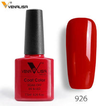 Load image into Gallery viewer, 2018 New Free Shipping Nail Art Design Manicure Venalisa 60Color 7.5Ml Soak Off Enamel Gel Polish LED UV Gel Nail Polish Lacquer - Bán Cà Chua