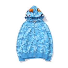 Load image into Gallery viewer, 2022 Fashion Hoodie Spring Stretwear Embroidery Hoodie Casual Cardigan Top Apes Shark Coat Cotton M-3XL Unisex Adults худи