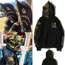 Load image into Gallery viewer, 2022 Fashion Hoodie Spring Stretwear Embroidery Hoodie Casual Cardigan Top Apes Shark Coat Cotton M-3XL Unisex Adults худи
