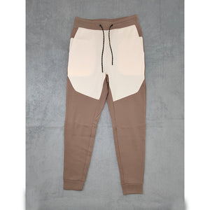 2022 Men&#39;s Sports Set Hooded Coat Cotton Tech Fleece Color Patchwork Male Sweatpants Set Training Suit Trousers Tracksuit