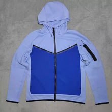 Load image into Gallery viewer, 2022 Men&#39;s Sports Set Hooded Coat Cotton Tech Fleece Color Patchwork Male Sweatpants Set Training Suit Trousers Tracksuit
