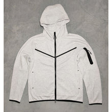 Load image into Gallery viewer, 2022 Men&#39;s Sports Set Hooded Coat Cotton Tech Fleece Color Patchwork Male Sweatpants Set Training Suit Trousers Tracksuit