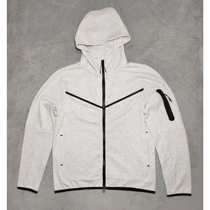 2022 Men&#39;s Sports Set Hooded Coat Cotton Tech Fleece Color Patchwork Male Sweatpants Set Training Suit Trousers Tracksuit