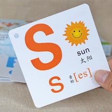 Load image into Gallery viewer, 26 Spelling Alphabet Letters Card Game Learn USA English Language ABC Children Educational Toys Learning Literacy Fun Baby Card - Bán Cà Chua