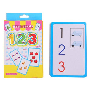 ABC English Alphabet Card 123 Writing Card Children Kids Literacy Learning Card Educational Toys For Early Educational - Bán Cà Chua