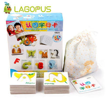 Load image into Gallery viewer, ABC Puzzle Wooden Toys Baby Early Education Letter Card Animal Puzzle Children Education Puzzle Card Alphabet Puzzle Toys - Bán Cà Chua