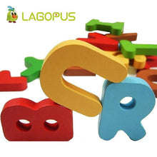 Load image into Gallery viewer, ABC Puzzle Wooden Toys Baby Early Education Letter Card Animal Puzzle Children Education Puzzle Card Alphabet Puzzle Toys - Bán Cà Chua