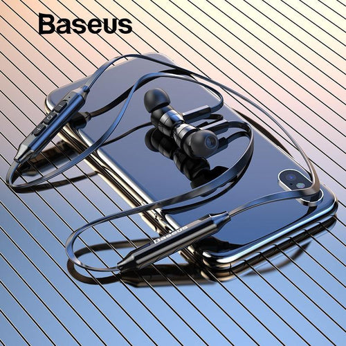 Baseus S06 Bluetooth Earphone Wireless Magnetic Neckband Earbuds Handsfree Sport Stereo Earpieces For Samsung Xiaomi With MIC - Bán Cà Chua