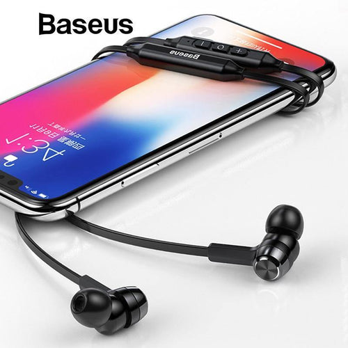Baseus S06 Neckband Bluetooth Earphone Wireless earphones For Xiaomi iPhone earbuds stereo auriculares fone de ouvido with MIC - Bán Cà Chua