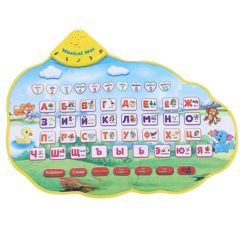 Children Learning Mat Russian Language Toy Funny Alphabet Mat Learning Education Phonetic Sound Carpet ABC Toy - Bán Cà Chua