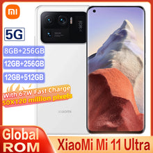 Load image into Gallery viewer, Global ROM Xiaomi Mi 11 Ultra 5G Version 12GB 256GB/512GB Smartphone Snapdragon 888 50MP Camera 2K AMOLED Screen 67W 5000mAh NFC