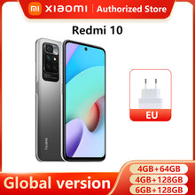 Load image into Gallery viewer, Global Version Xiaomi Redmi 10 Smartphone Helio G88 MediaTek Octa Core 50MP AI quad camera 90Hz FHD Display 5000mAh Battery