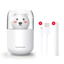 Load image into Gallery viewer, New Humidifier Cute Pet Mini Household Small Moisturizing Aromatherapy Car Creativity Air Bear USB Humidifier LED Mist Maker