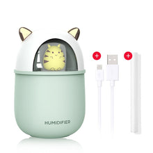 Load image into Gallery viewer, New Humidifier Cute Pet Mini Household Small Moisturizing Aromatherapy Car Creativity Air Bear USB Humidifier LED Mist Maker