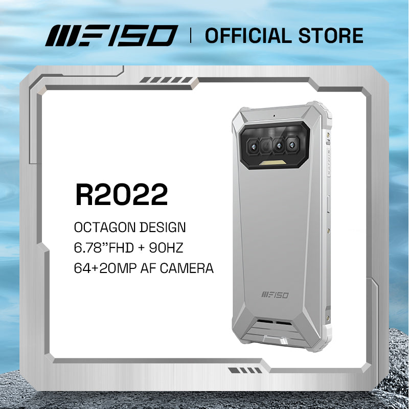 IIIF150 R2022 6.78'' FHD 90Hz Display 8GB+128GB With NFC IP68/IP69K Waterproof Rugged Phone 64MP+20MP Night Vision Smartphone
