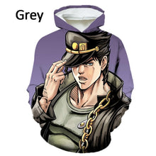 Load image into Gallery viewer, Japan Anime JoJo&#39;s Bizarre Adventure 3D Printing Hoodie Unisex Fashion Sweatshirt Pullover Fall/Winter Casual Hooded