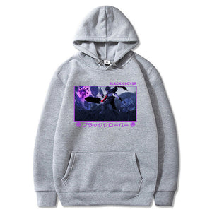 Japan Manga Asta Black Clover Hoodie Funny Men Harajuku Graphic Anime Hooded Sweatshirts Streetwear Cool Hip Hop Pullovers Male