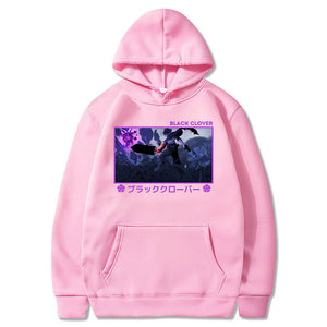 Japan Manga Asta Black Clover Hoodie Funny Men Harajuku Graphic Anime Hooded Sweatshirts Streetwear Cool Hip Hop Pullovers Male