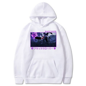 Japan Manga Asta Black Clover Hoodie Funny Men Harajuku Graphic Anime Hooded Sweatshirts Streetwear Cool Hip Hop Pullovers Male