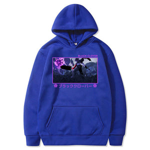 Japan Manga Asta Black Clover Hoodie Funny Men Harajuku Graphic Anime Hooded Sweatshirts Streetwear Cool Hip Hop Pullovers Male