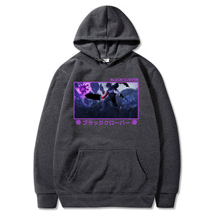 Japan Manga Asta Black Clover Hoodie Funny Men Harajuku Graphic Anime Hooded Sweatshirts Streetwear Cool Hip Hop Pullovers Male
