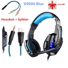 Load image into Gallery viewer, KOTION EACH G2000 G9000 Gaming Headphones Gamer Earphone Stereo Deep Bass Wired Headset with Mic LED Light for PC PS4 X-BOX - Bán Cà Chua