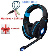 Load image into Gallery viewer, KOTION EACH G2000 G9000 Gaming Headphones Gamer Earphone Stereo Deep Bass Wired Headset with Mic LED Light for PC PS4 X-BOX - Bán Cà Chua