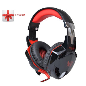 KOTION EACH G2000 G9000 Gaming Headphones Gamer Earphone Stereo Deep Bass Wired Headset with Mic LED Light for PC PS4 X-BOX - Bán Cà Chua