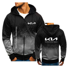 Load image into Gallery viewer, Loose comfortable Sports Men&#39;s Hoodie New Kia car logo print Hip Hop Street Trend Men&#39;s Outdoor Jacket Men&#39;s Hooded Jacket