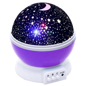 Novelty Luminous Toys Romantic Starry Sky LED Night Light Projector Battery USB Night Light Creative Birthday Toys For Children - Bán Cà Chua
