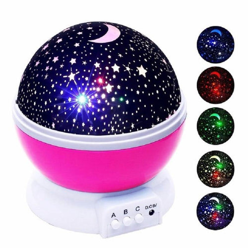 Novelty Luminous Toys Romantic Starry Sky LED Night Light Projector Battery USB Night Light Creative Birthday Toys For Children - Bán Cà Chua